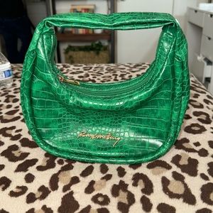 PLT green snake print purse 🐍